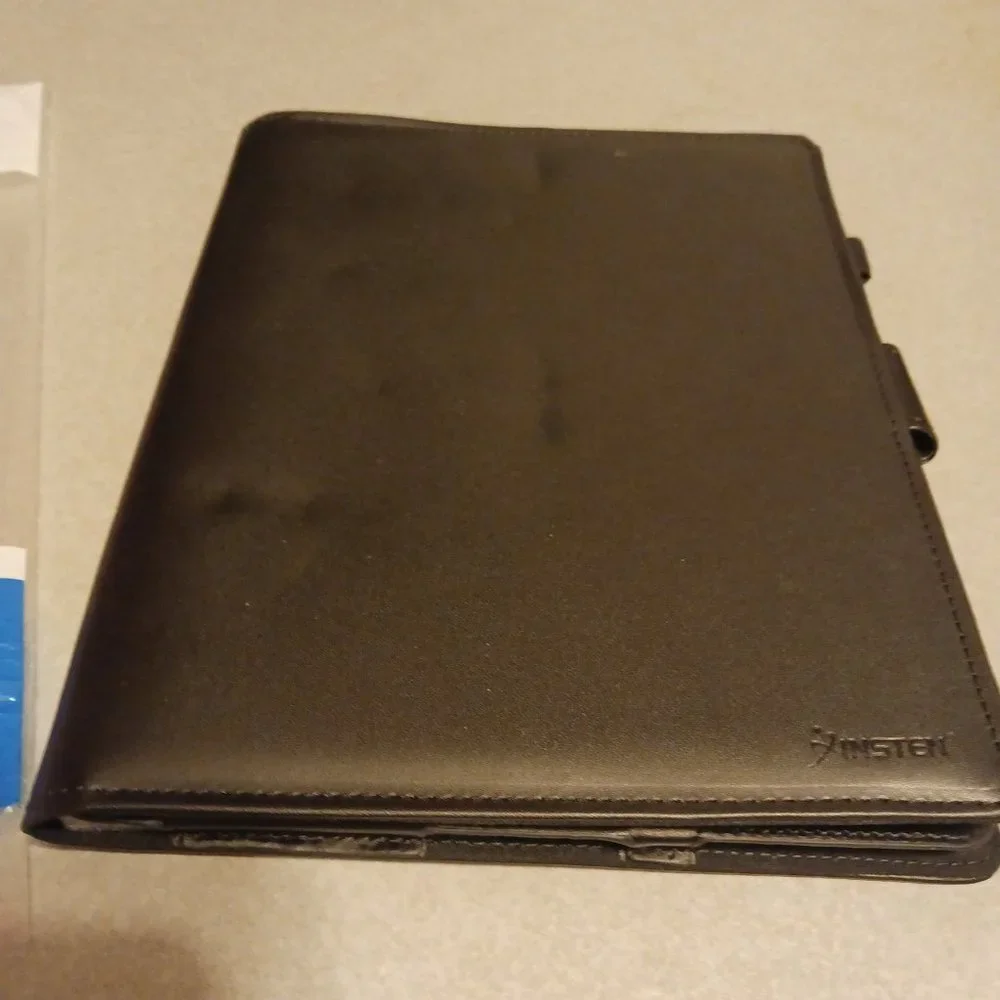 NWT Insten Leather Case Compatible With Apple iPad, Black